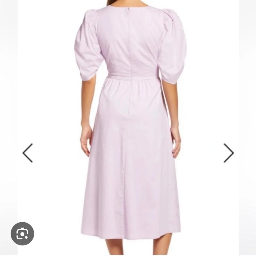 Wayf Light Purple Midi Dress - Picture 2 of 4